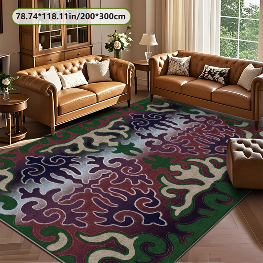 Living Room Rug Farmhouse Style Non Slip Carpet