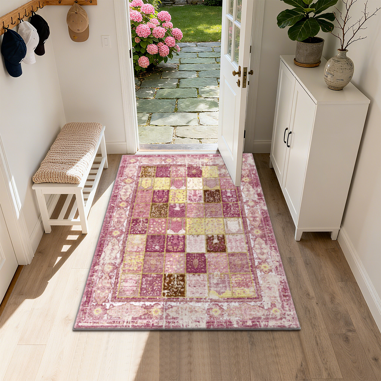 Modern Living Room Rug Non Shed Easy Clean Floor Carpet