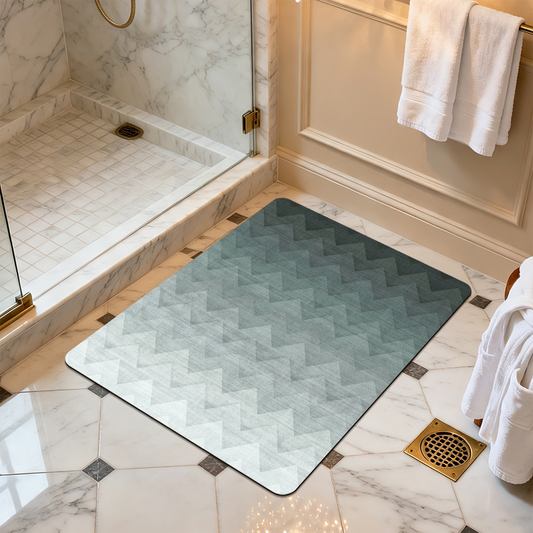 Non Slip Bath Mat Rubber Backing Grip Safety Bathroom Floor Mat