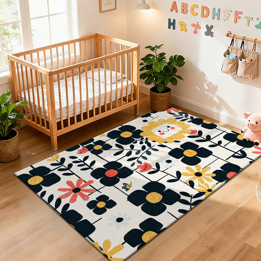 Soft Non-Slip Kids Playroom Rug for Childs.