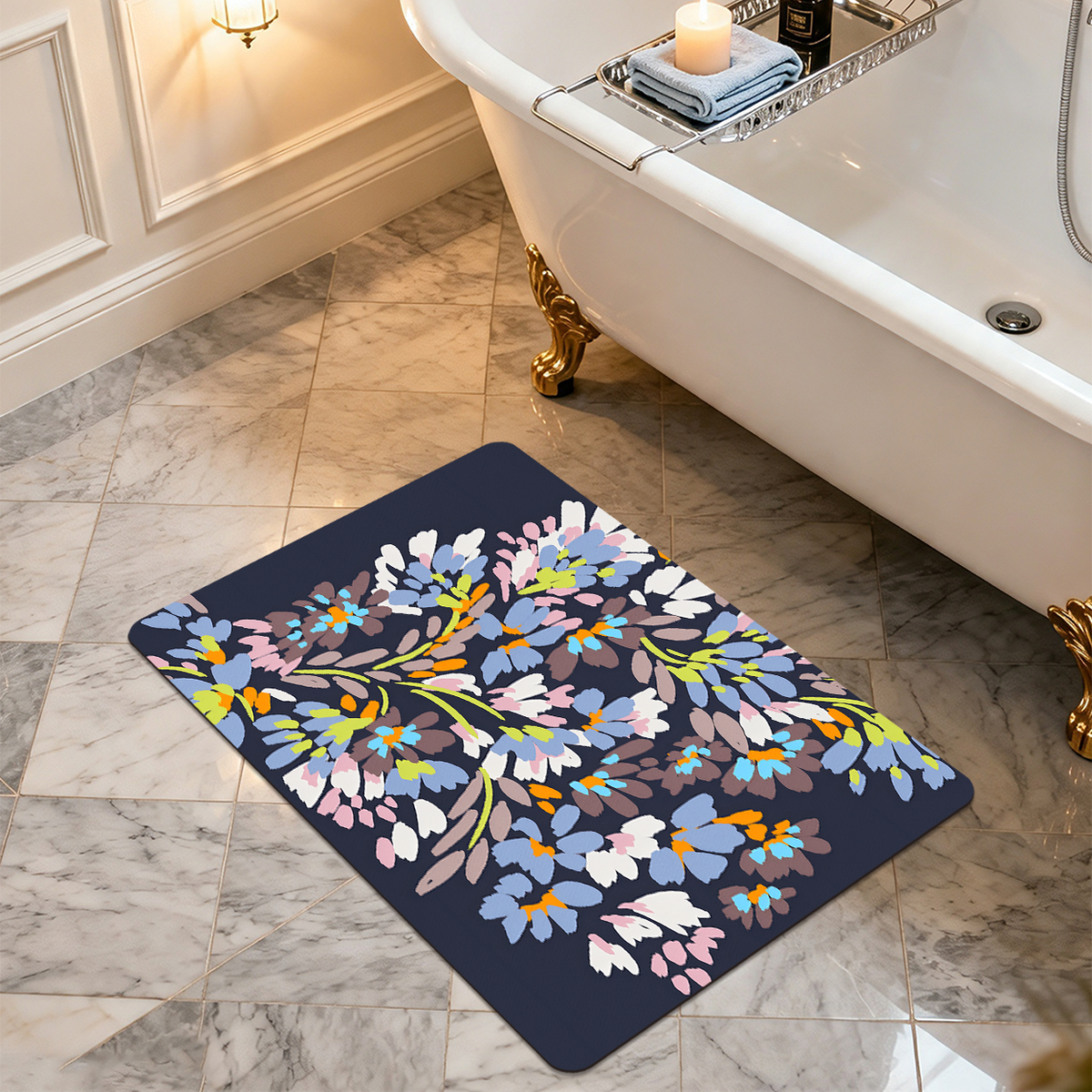 Eco Friendly Bath Mat Non Toxic Recycled Material Bathroom Mat