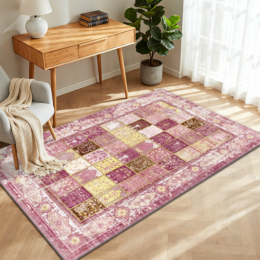Modern Living Room Rug Non Shed Easy Clean Floor Carpet