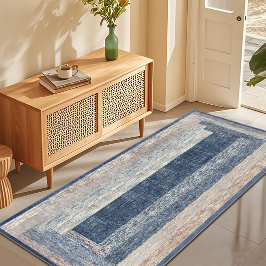 Art Deco Geometric Runner Rug Luxury Hallway Carpet