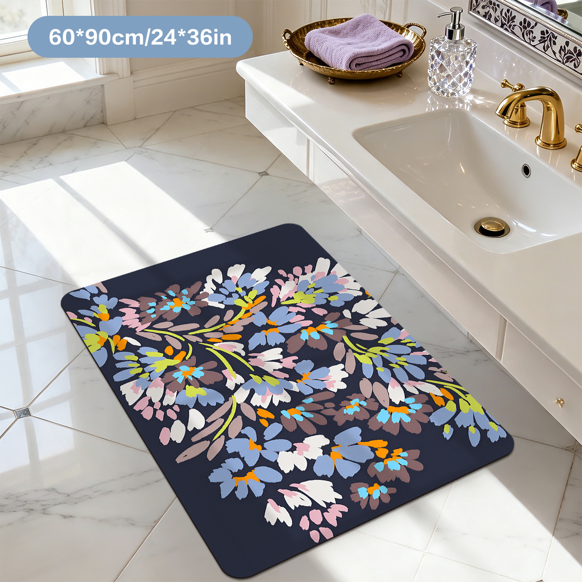 Eco Friendly Bath Mat Non Toxic Recycled Material Bathroom Mat