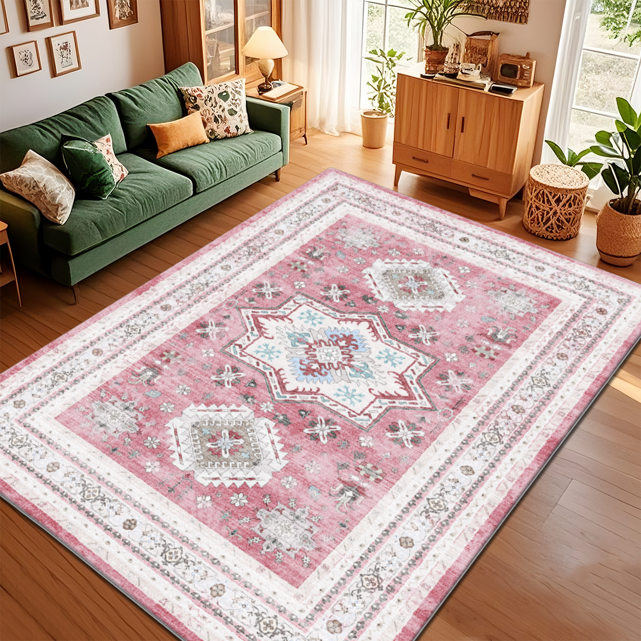 Thick Fluffy Shag Rug Room Anti-Skid Carpet