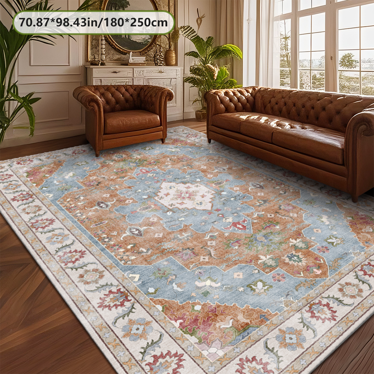 Dark Brown Moroccan Diamond Living Room Rug High Traffic Resistant Carpet