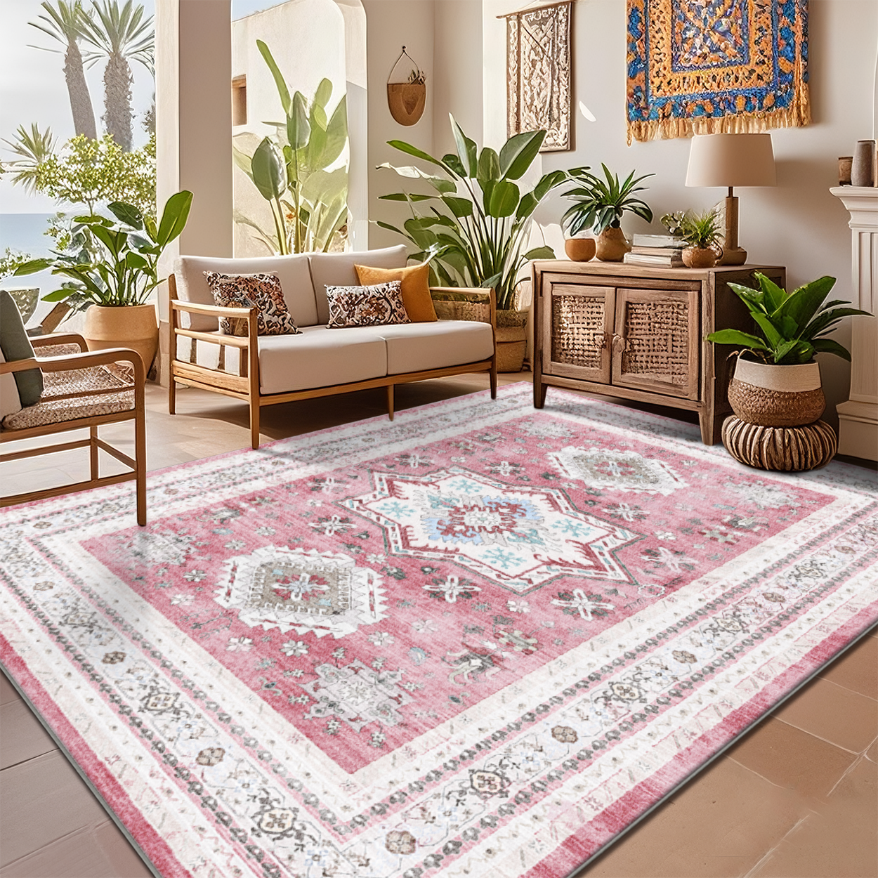 Thick Fluffy Shag Rug Room Anti-Skid Carpet