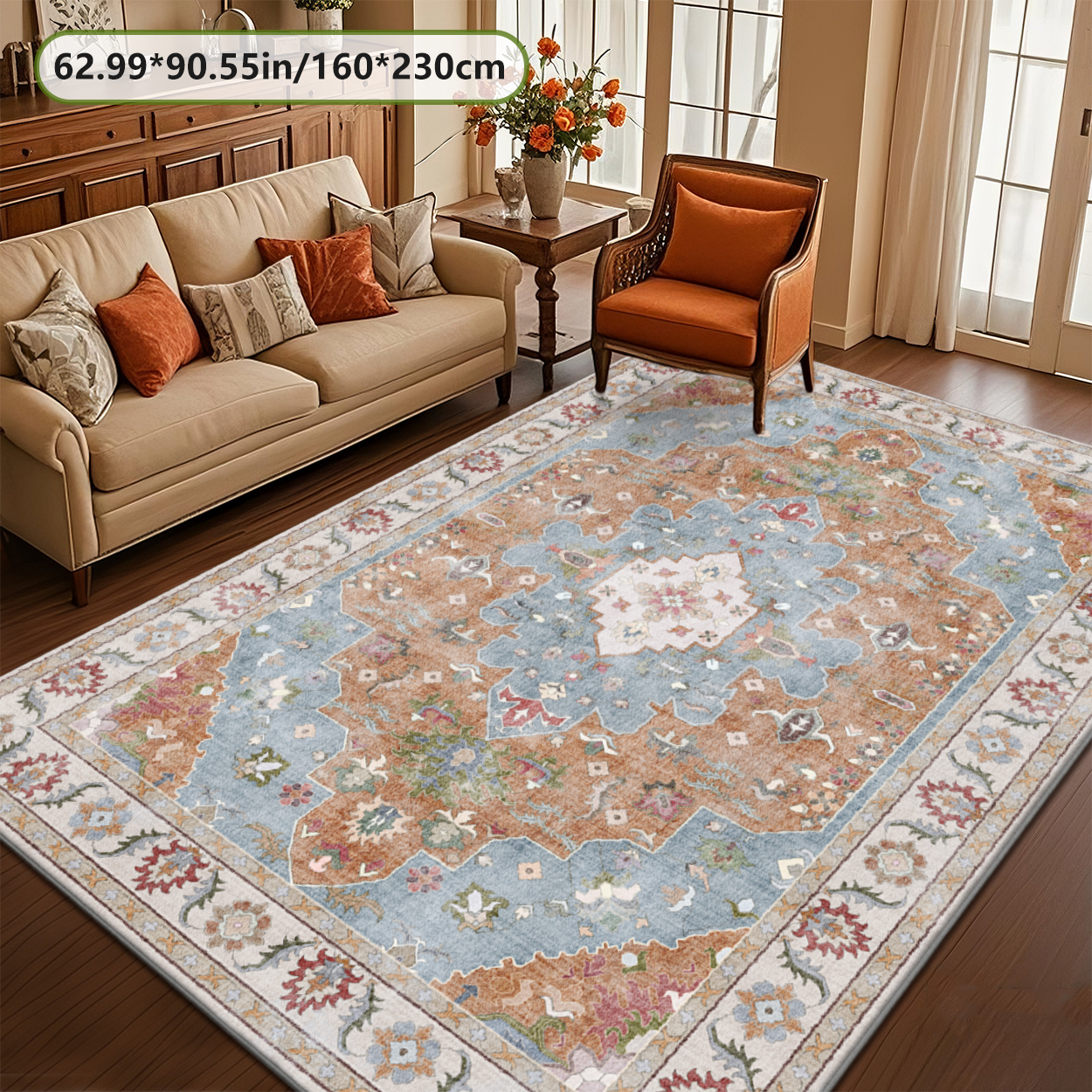 Dark Brown Moroccan Diamond Living Room Rug High Traffic Resistant Carpet