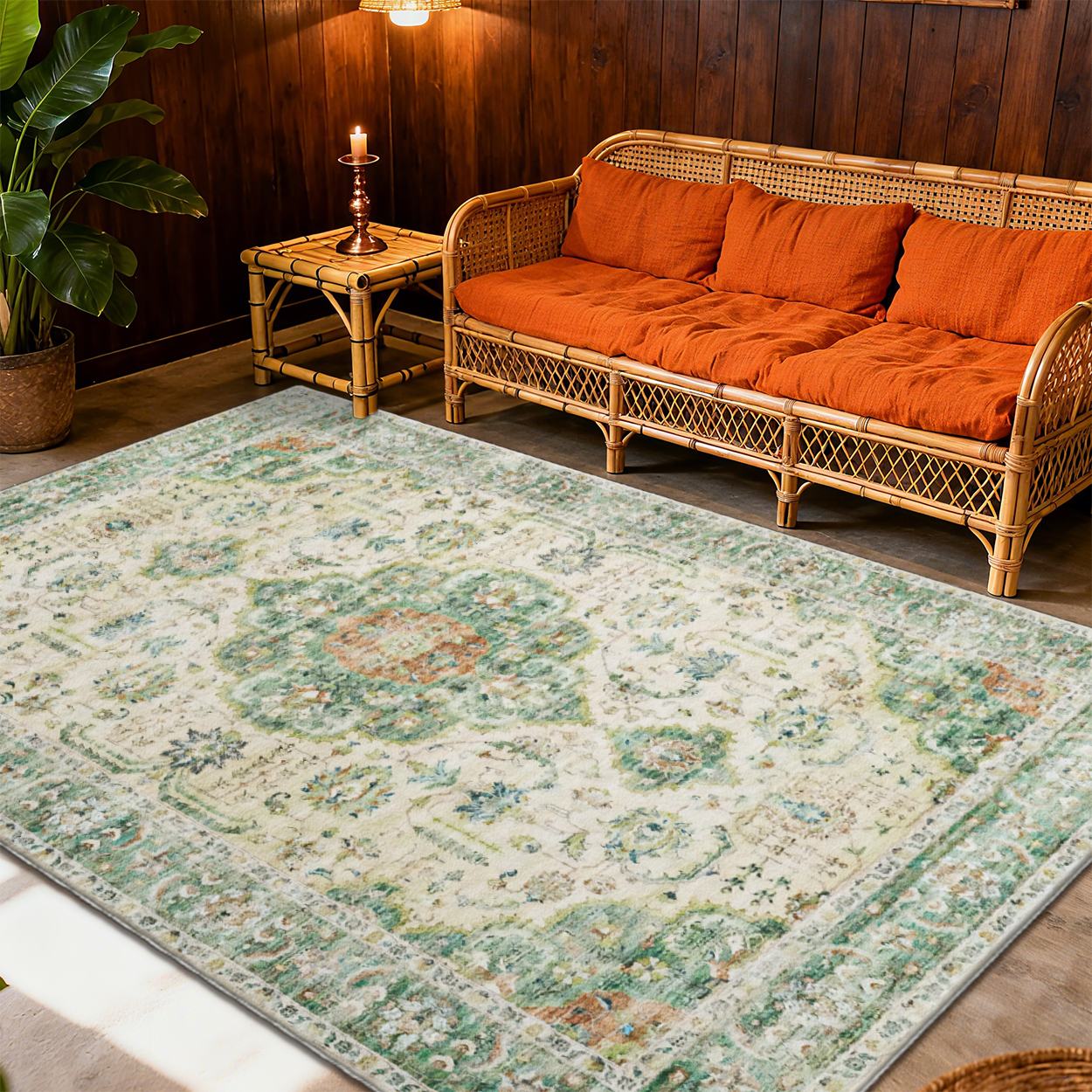 Non-Toxic Hypoallergenic Living Room Rug Kids Safe Carpet