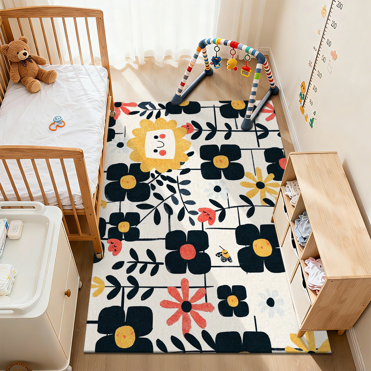 Soft Non-Slip Kids Playroom Rug for Childs.