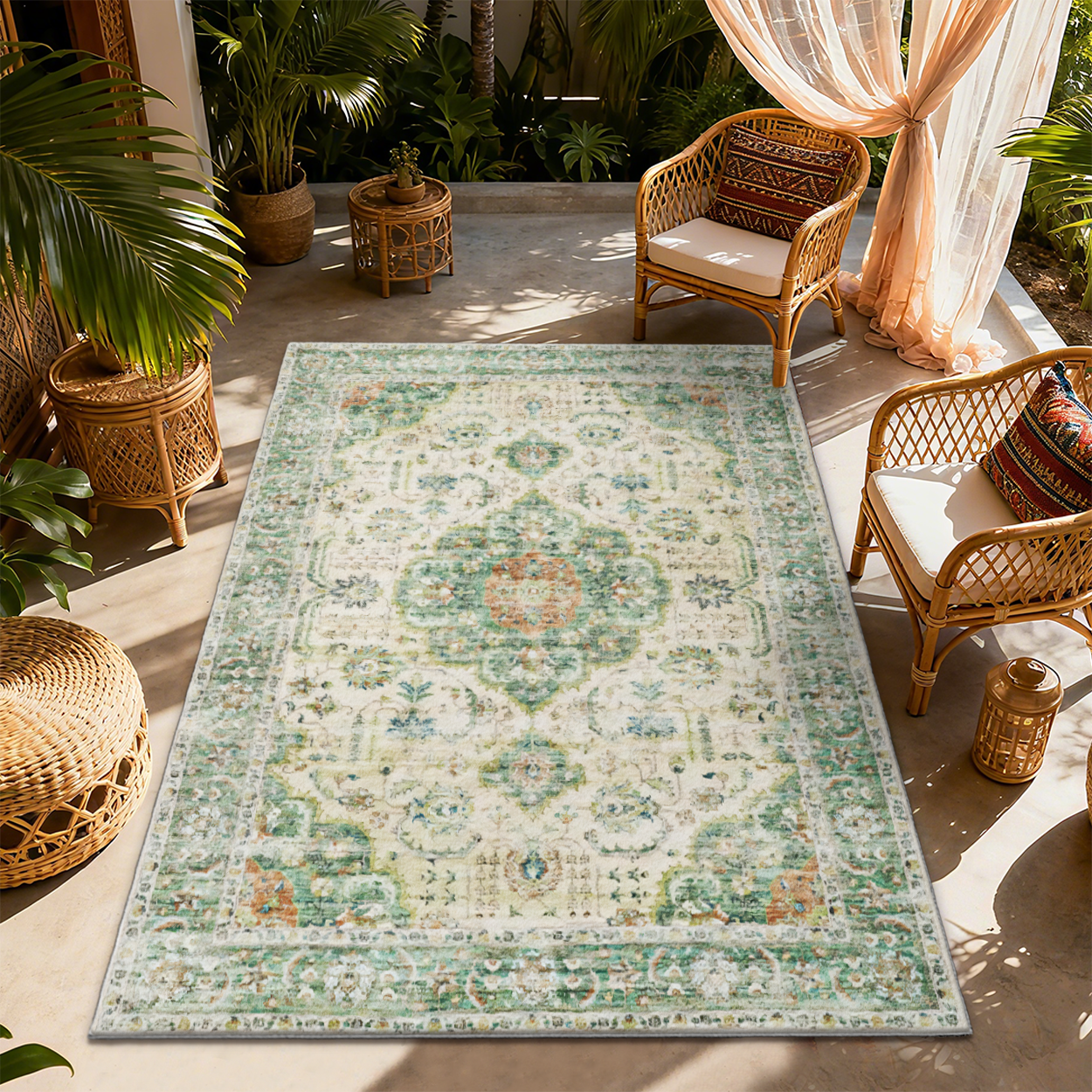 Non-Toxic Hypoallergenic Living Room Rug Kids Safe Carpet