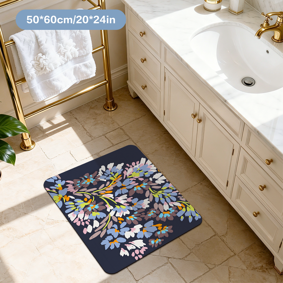 Eco Friendly Bath Mat Non Toxic Recycled Material Bathroom Mat