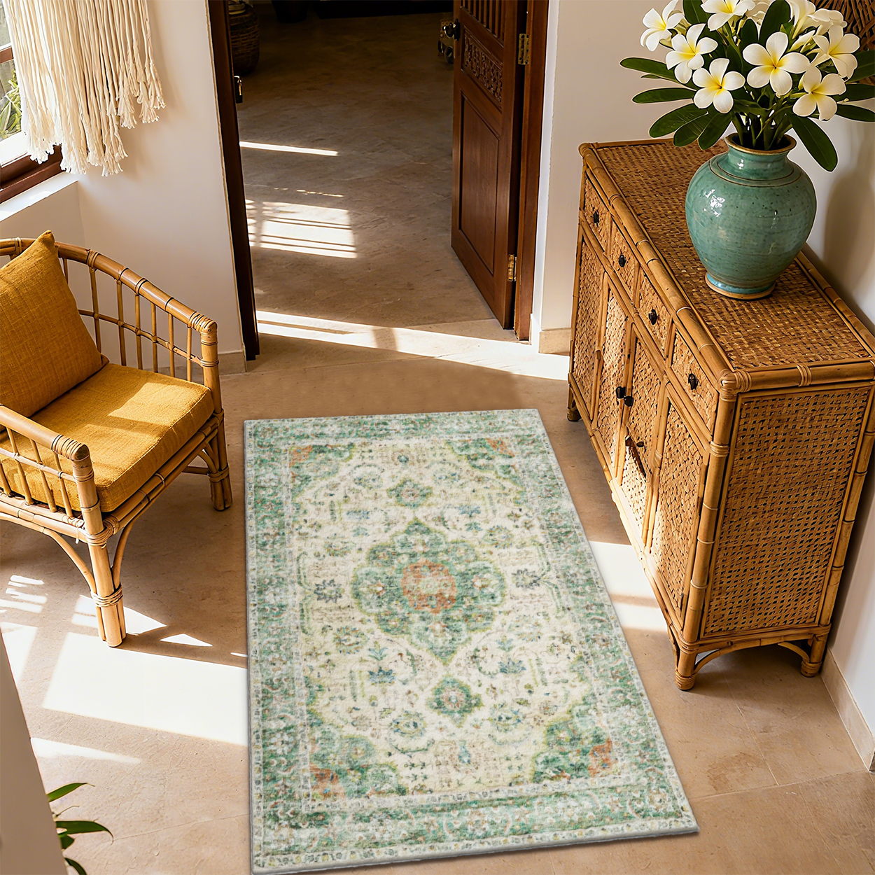 Non-Toxic Hypoallergenic Living Room Rug Kids Safe Carpet