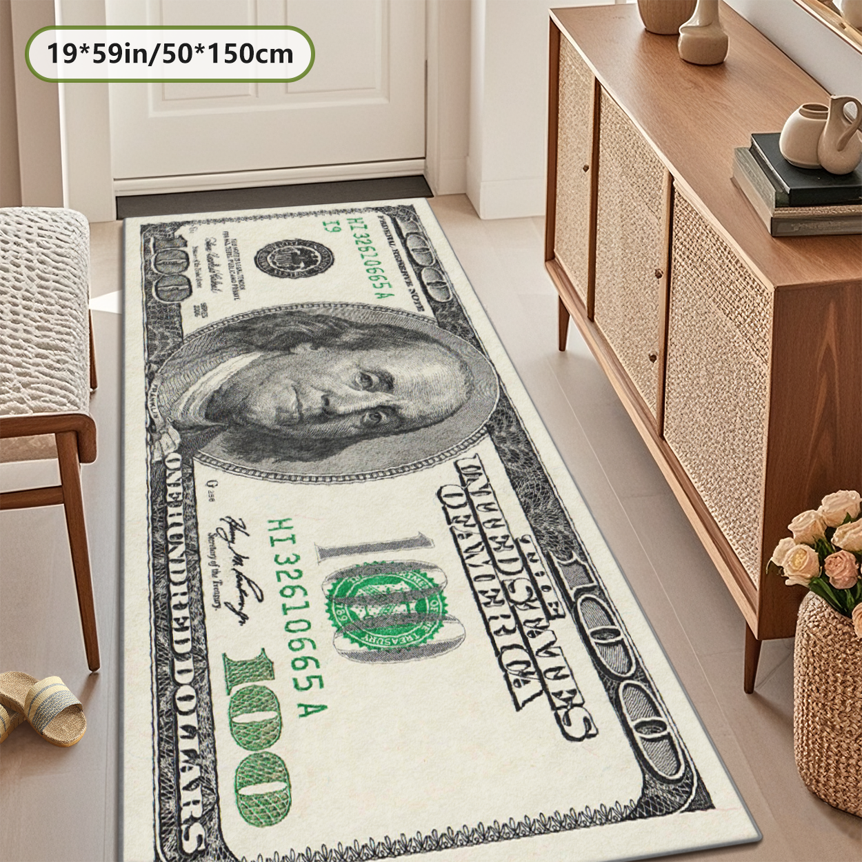 Bedside Runner Rug Soft Non Slip Bedroom Floor Hallway Carpet