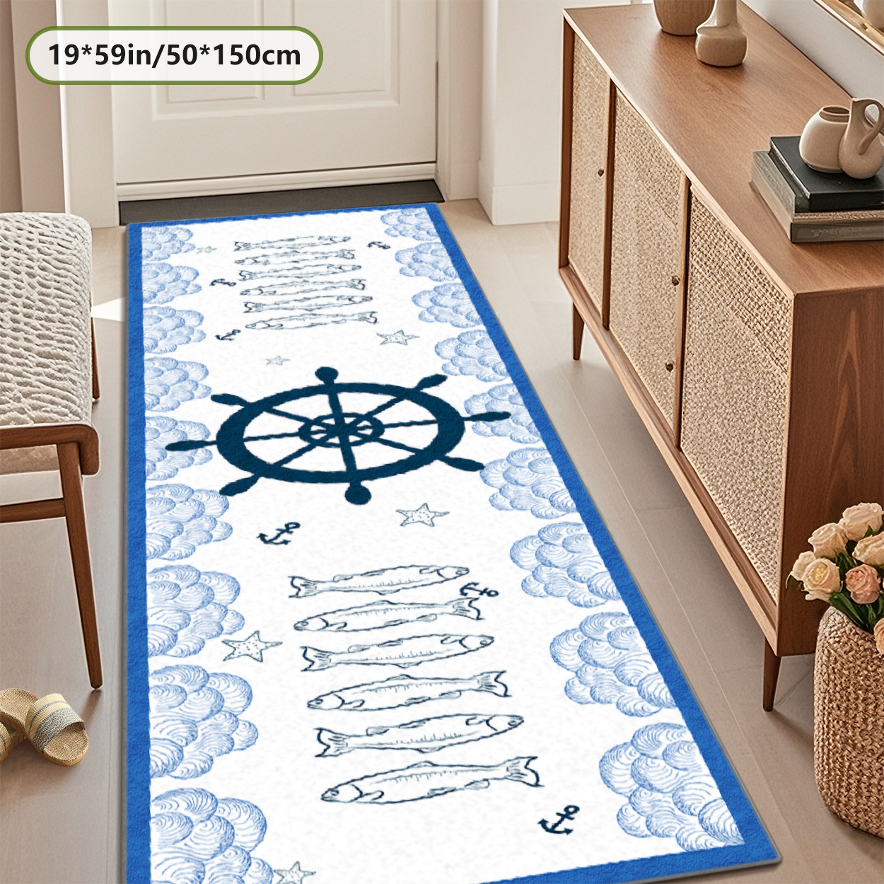 Bedside Runner Rug Soft Non Slip Bedroom Floor Hallway Carpet