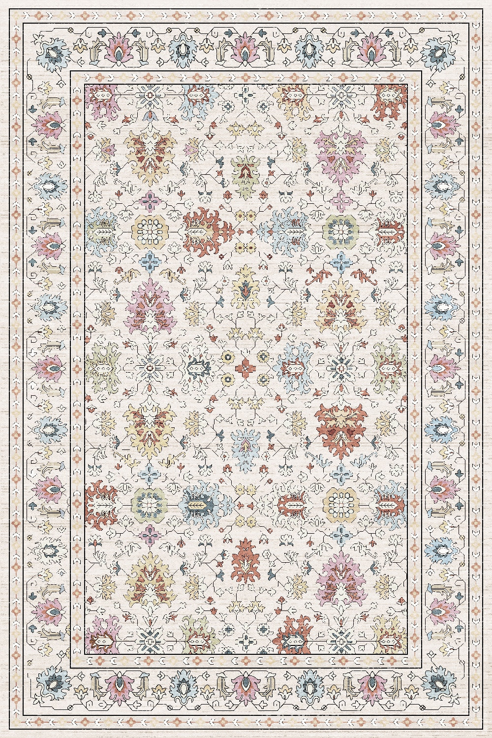 Low Pile Neutral Carpet Pet Friendly Easy Clean Area Rug