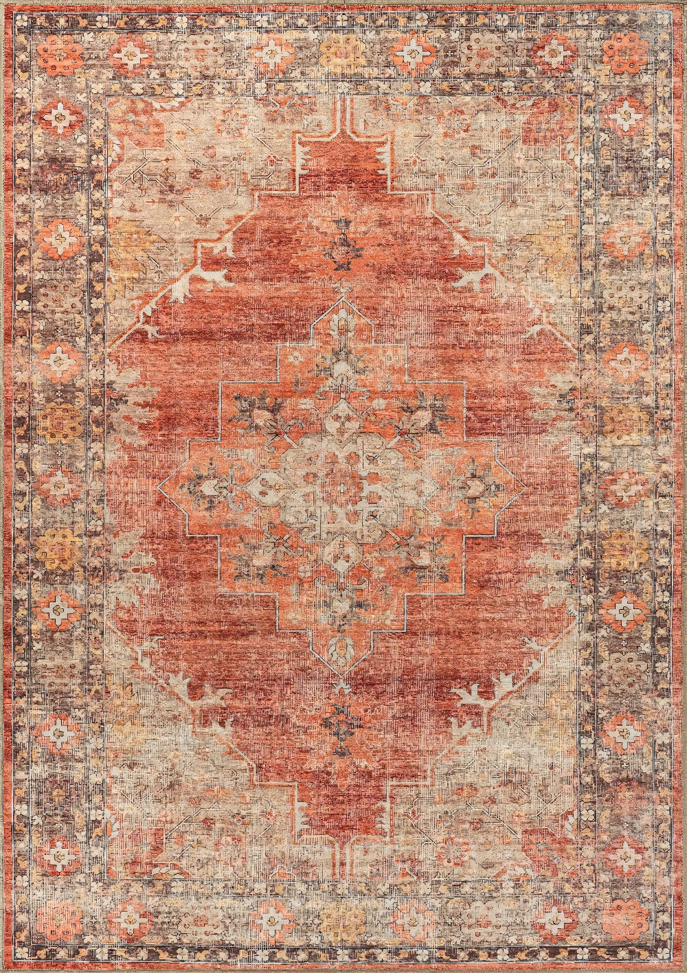 Abstract Modern Art Living Room Rug Color Block Non Shed Indoor Floor Carpet