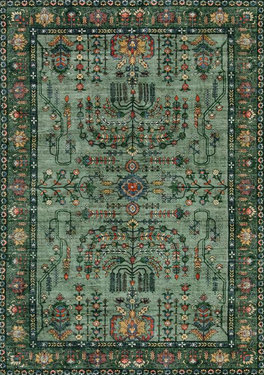 Boho Moroccan Reversible Living Room Rug Dual Sided Carpet
